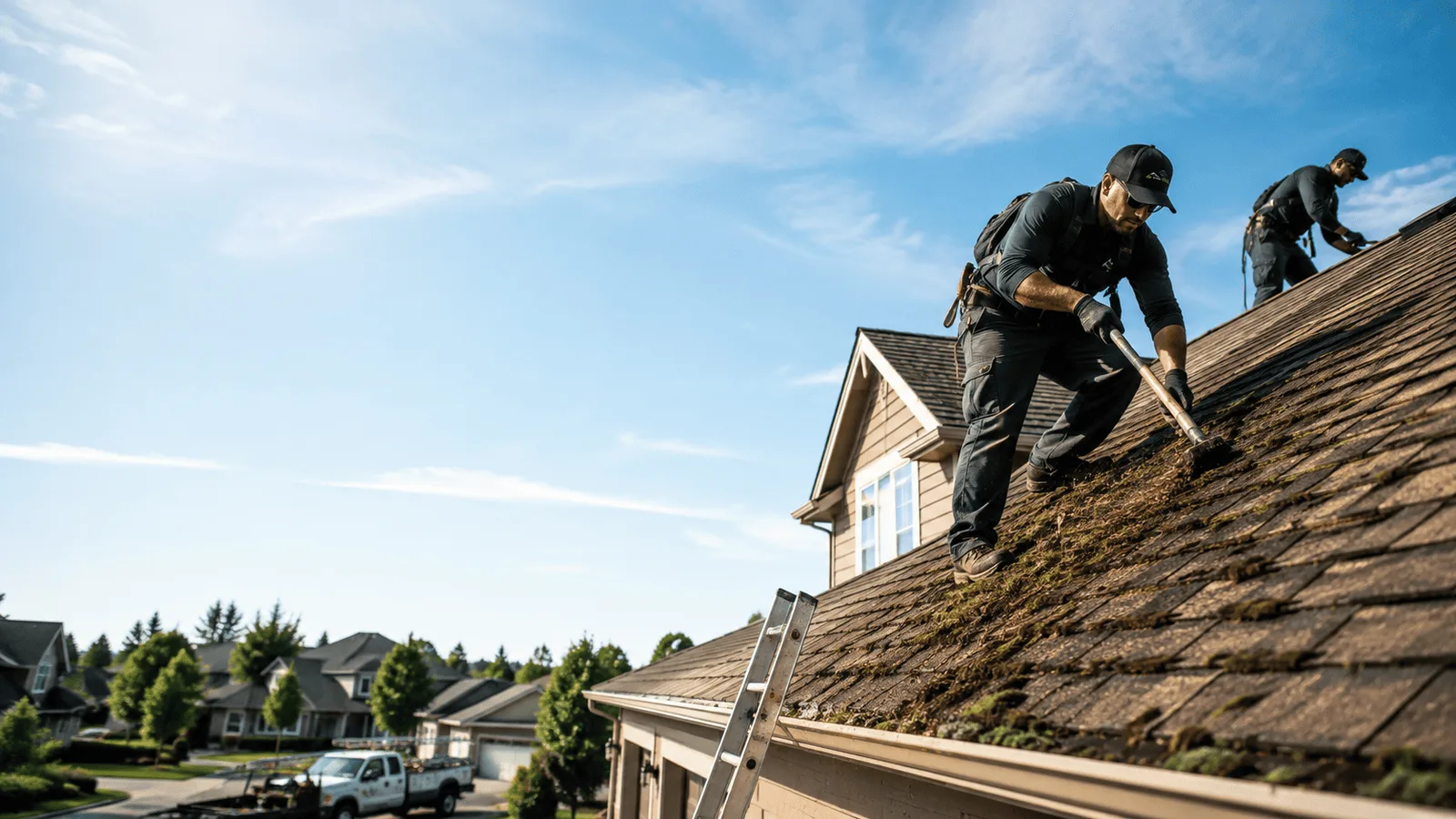 Roof Moss Removal in Buchanan Dam, TX near me